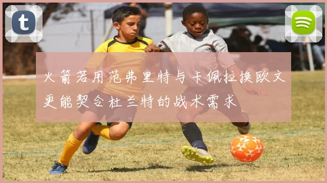 火箭若用范弗里特与卡佩拉换欧文更能契合杜兰特的战术需求